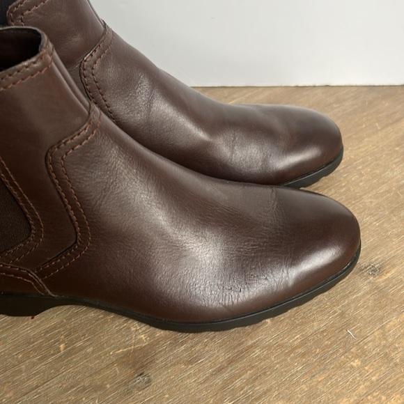 Rockport Adiprene by Adidas Chelsea Boots Brown Women’s Size 9.5 NEW - Picture 3 of 15